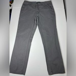 Recycled Blue Straight Fit 5 Pocket Cambridge Corduroy Pant Gray Cotton Sz 32X30
